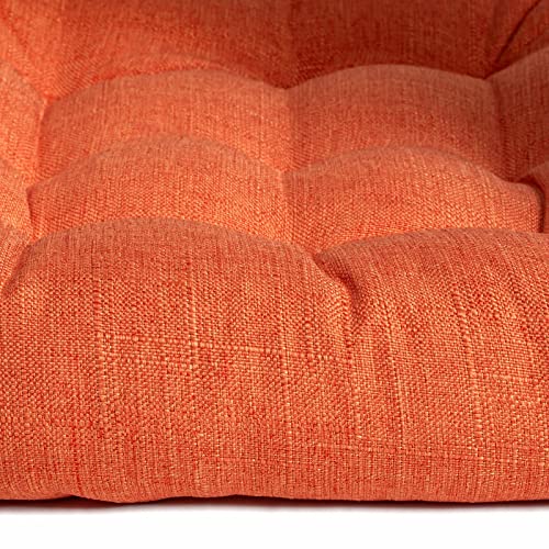 SQUARE MOON 4 Pack Chair Cushions, Seat Cushions, Chair Pads, Chair Mat for Indoor, Outdoor Dining Chair, Kitchen Chairs, Dining Room Chairs (16" × 16" × 4 Pack, Orange) - Image 5