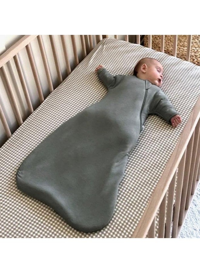 GUNAMUNA Unisex Baby Transitional Swaddle Bag, Easy Diaper Change Zipper, Infant Toddler Swaddle, 1.0 TOG, Goose, 3-6 Months - Image 5