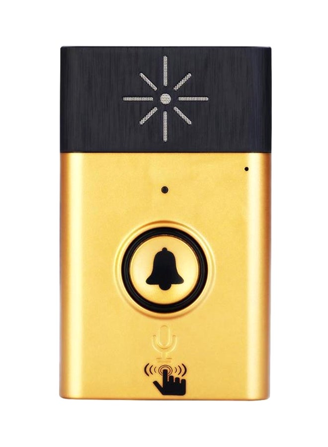 NIBEMINENT 2-Way Wireless Voice Intercom Doorbell Gold 16.2x11.8x4.8cm - Image 1
