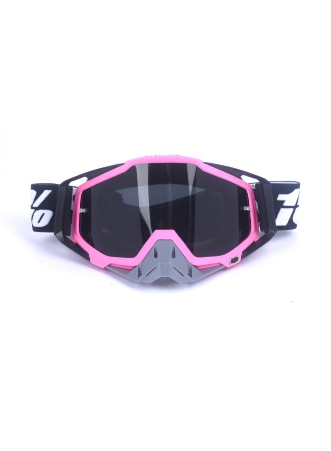 Spot Pitscottfox 100 Cycling & Motorcycle Goggles, Gray Frame with Nose-gray Lens