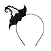Soochat Halloween Witch Hat Headband Witch Hat with Flower Hair Hoop for Halloween Costume Dress up Party Supplies - Image 3