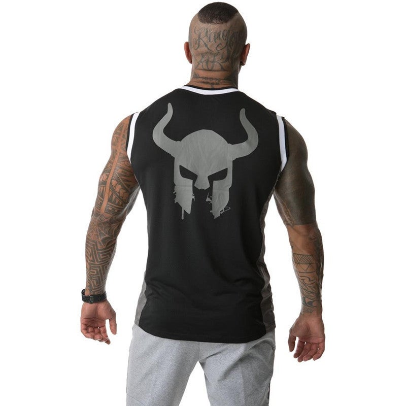 Men's Sport Vest Mesh Quick Dry Training Running Top - Image 4
