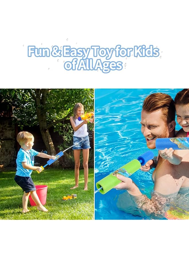 KASTWAVE 6 Pack Water Pistols For Kids Toddlers Outdoor Pool Beach Toys Foam Water Guns Summer Super Water Blaster Soaker Gun For Garden Outside Games(Random Color) - Image 4