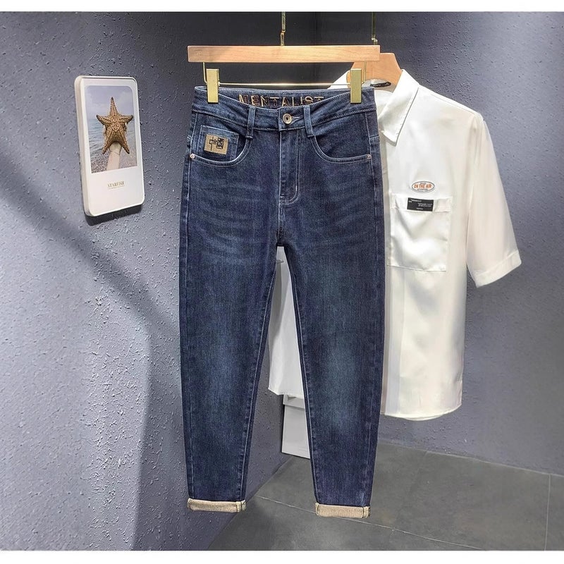 Unisex Casual Daily Denim Jeans - Image 2