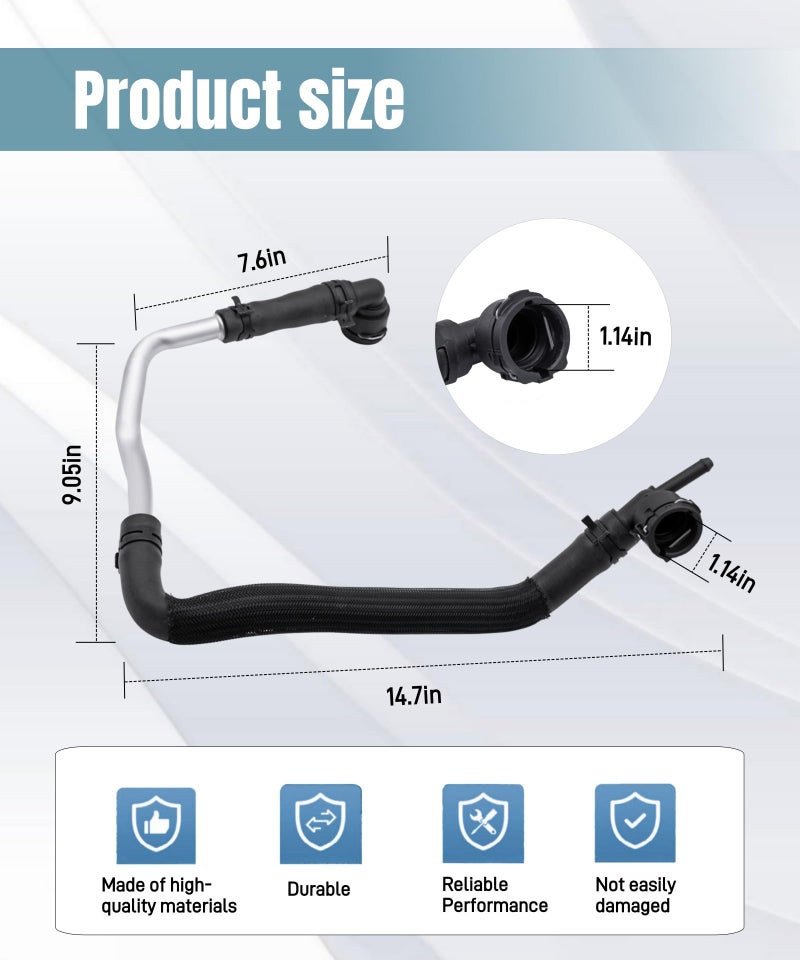 Maigoo HVAC Heater Hose Kit 68280784AB Fits For 2018-2021 Jeep Wrangler 2.0L Heater Supply Pipe Replace#68280784AB - Image 5