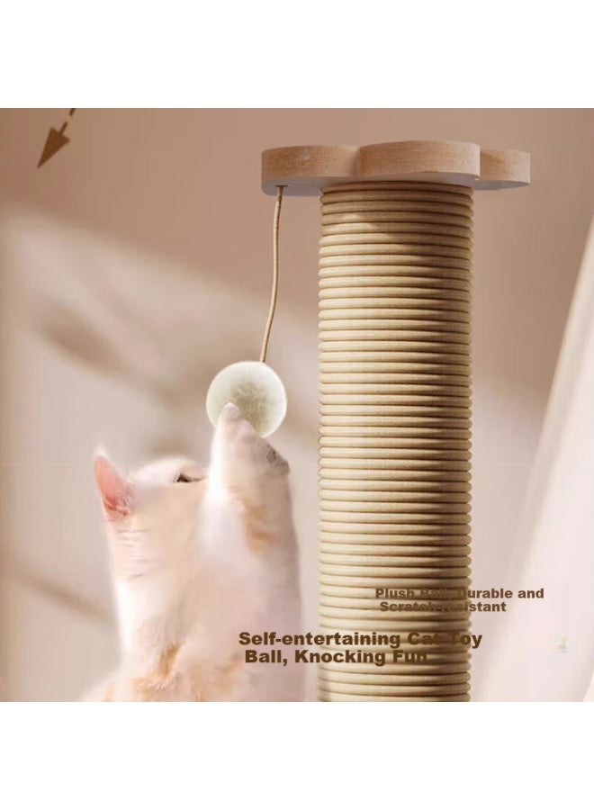 Gasco Jiashigao Cat Scratching Post, Durable Sisal Cat Toy, Interactive Rotating Disc, Self-entertaining Boredom Relief, Cat Climbing Frame All-i - Image 3