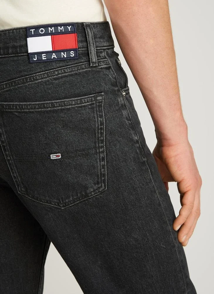 TOMMY JEANS Straight Fit Rinse Wash Jeans