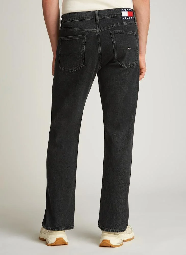 TOMMY JEANS Straight Fit Rinse Wash Jeans