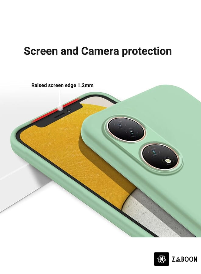 Zaboon Protective Case For vivo Y100 / T2 India Pure Color Liquid Silicone Shockproof - Image 4