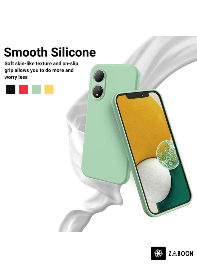 Zaboon Protective Case For vivo Y100 / T2 India Pure Color Liquid Silicone Shockproof - Image 3