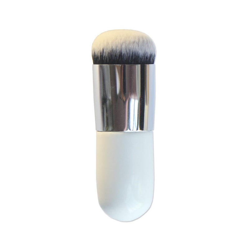 Gugzy Kabuki Brush  Oval Brush Combo Black  White Silver - Image 2