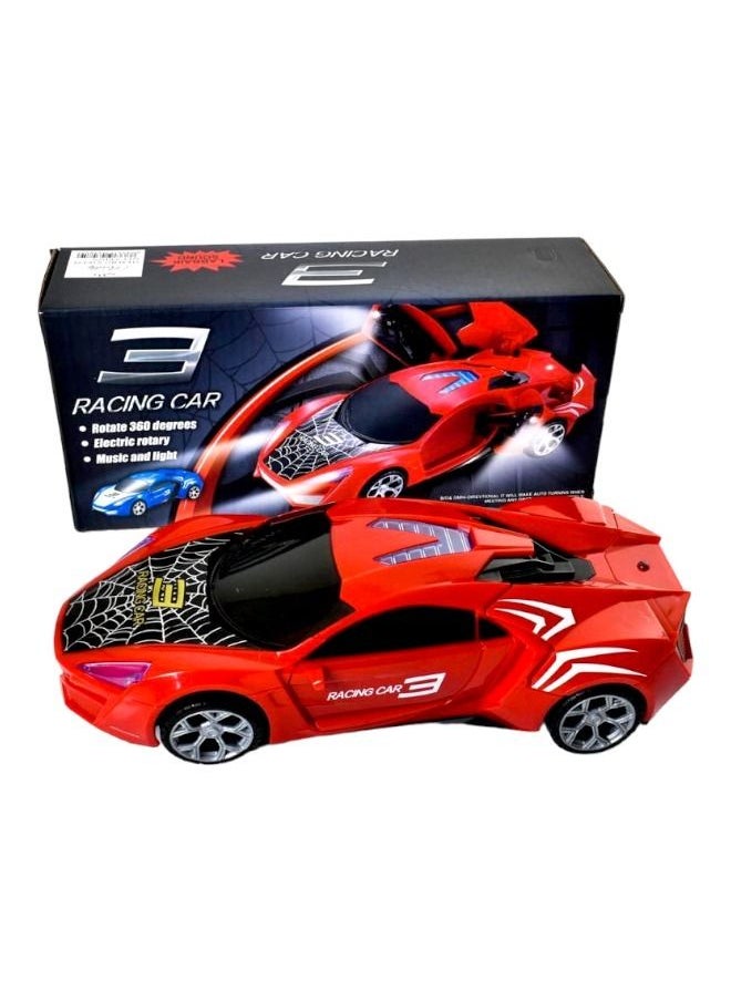 Rally Battery Operated Spider Racing Car Toy 360 Degree Rotation With Music And Lights 
