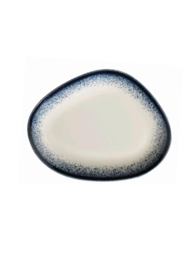 Kutahya Starry Dreams Porcelain Flat Plate Blue and White 30cm BNGLX30DU890004 - Image 1