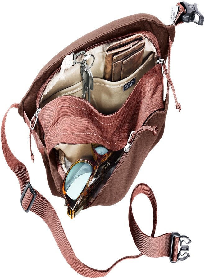 deuter Passway 2 Lifestyle Crossbody Bag, raisin-caspia - Image 3