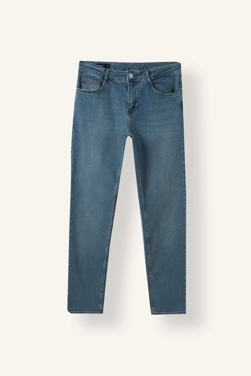 Slim Fit Normal Waist Jeans