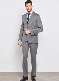 Sacoor Brothers Herringbone Serge Slim Fit Suit  - Image 1