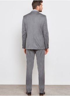 Sacoor Brothers Herringbone Serge Slim Fit Suit  - Image 2