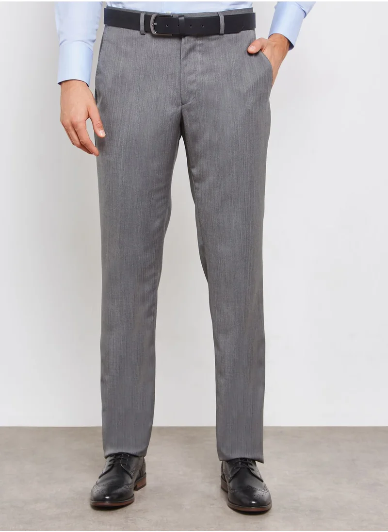 Sacoor Brothers Herringbone Serge Slim Fit Suit