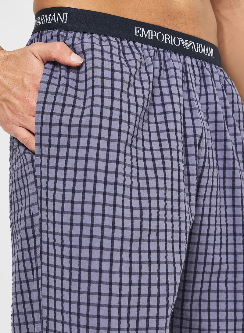 EMPORIO ARMANI Logo Printed Pyjamas