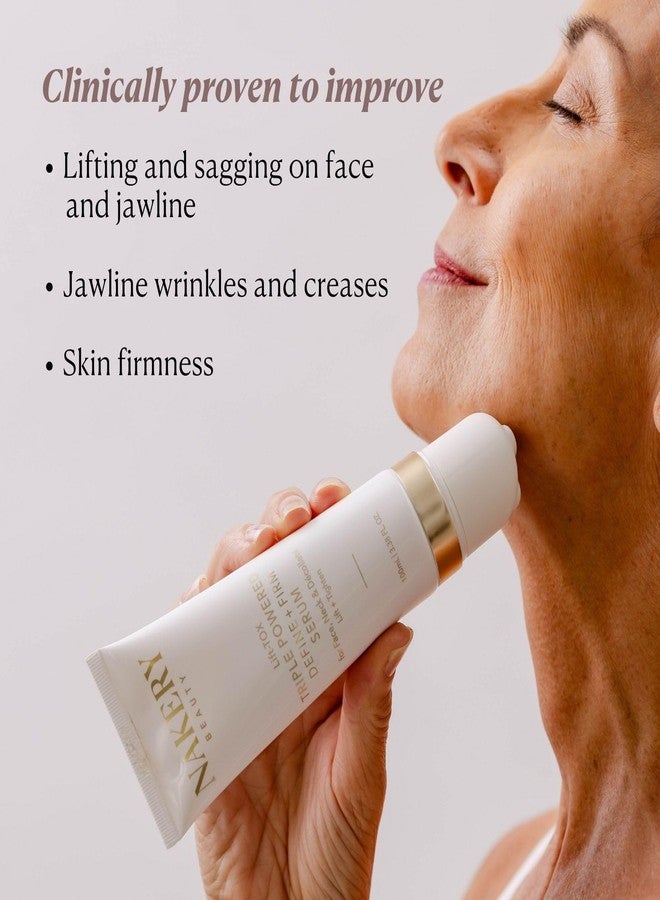 Nakery Lift-Tox Define & Firm Face Tightening Treatment with NAD+ & Collagen Booster, Neck & Jawline Roller for Sagging Skin, Lifting Wrinkles, Jowls, Crepey Texture, Firming for Women 50+ - Image 3