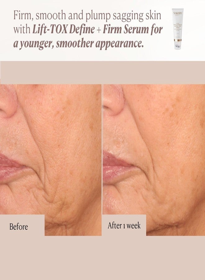 Nakery Lift-Tox Define & Firm Face Tightening Treatment with NAD+ & Collagen Booster, Neck & Jawline Roller for Sagging Skin, Lifting Wrinkles, Jowls, Crepey Texture, Firming for Women 50+ - Image 5