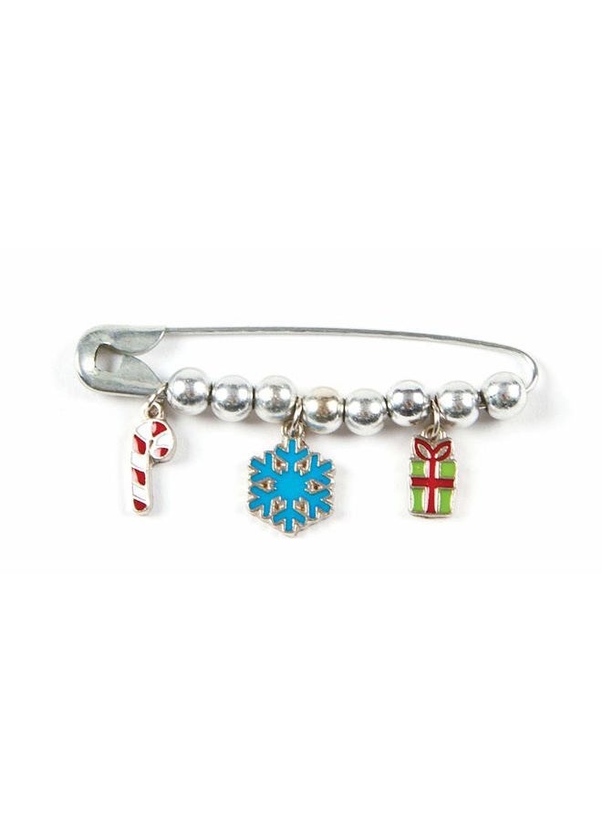 Baker Ross EF961 Christmas Charms - Pack of 24, Ideal for Jewelry, Bracelet, Necklace and KeychainMaking, Kids' Arts and Crafts, Gifts - Image 5