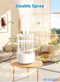 Mi VAZA 7.8L Double Spray Air Humidifier - Large Capacity Essential Oil Diffuser - Moisturizing Machine - Fragrance Diffuser  - Image 3