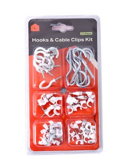 LAWAZIM 71-Piece Hooks & Cable Clips Kit  - Image 1