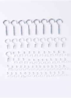 LAWAZIM 71-Piece Hooks & Cable Clips Kit  - Image 3