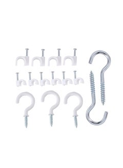 LAWAZIM 71-Piece Hooks & Cable Clips Kit  - Image 2