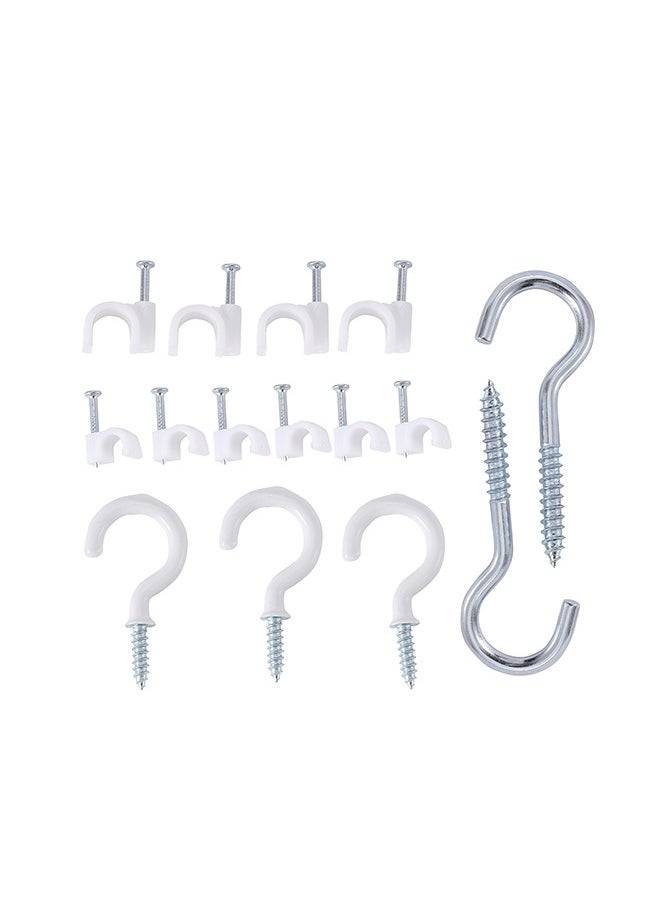 LAWAZIM - 71-Piece Hooks & Cable Clips Kit - Image 1