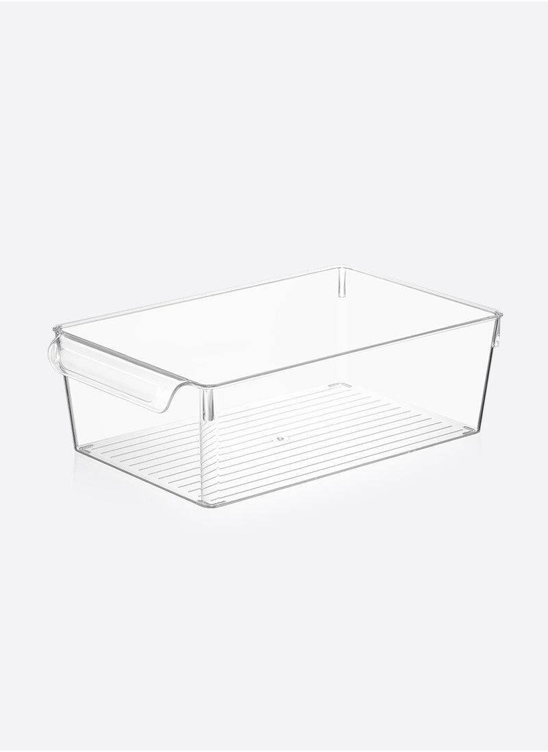 Dunya Plastik Dunia Ultra Clear Refrigerator Organizer - Storage Solution - BPA-Free | Lead-Free (200x325x100 ML )  - Image 2
