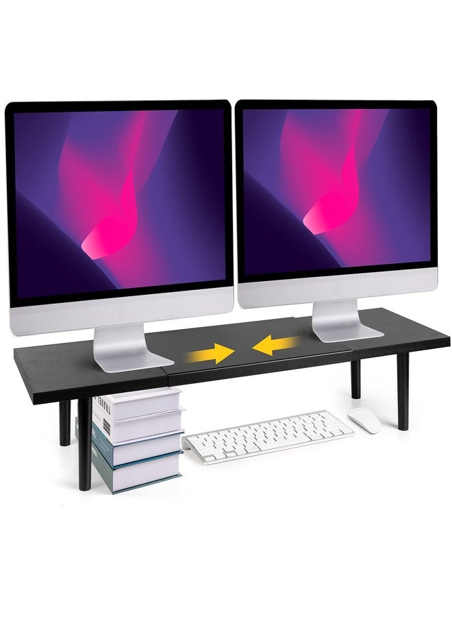 acrossstar Acrossstar dual-monitor-stand-riser-for-desk Adjustable Length 32 32-40inch