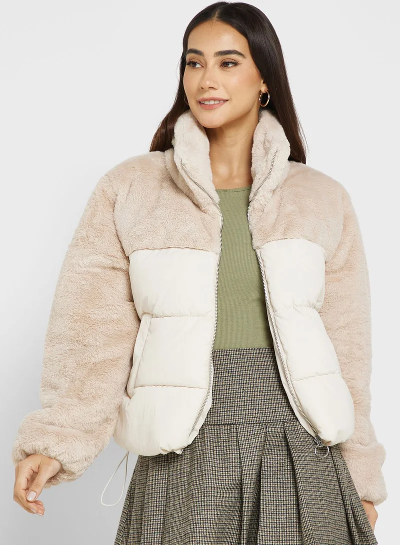 ONLY High Neck Puffer Jacket