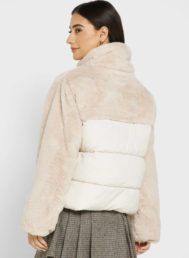 ONLY High Neck Puffer Jacket
