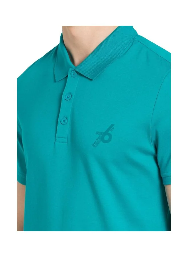 Jockey Deep Atlantis 3911 Men Super Combed Cotton Rich Solid Half Sleeve Polo T Shirt for Men | Best Price UAE