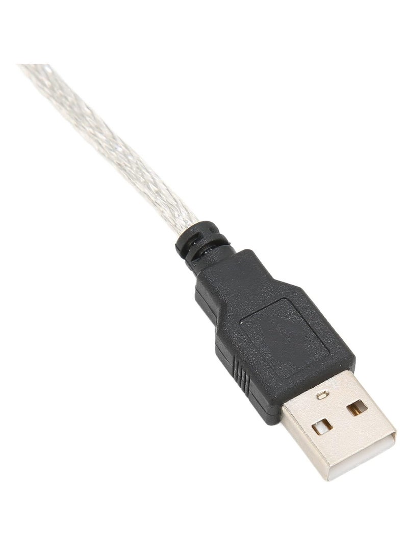 محول كابل USB MIDI إلى محول لوحة مفاتيح الموسيقى للكمبيوتر الشخصي كابل محول واجهة USB إلى لوحة مفاتيح الكمبيوتر الشخصي MIDI
