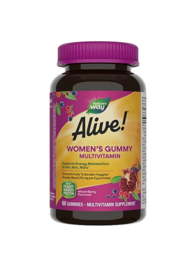 Nature's Way Alive, Women's Gummy Vitamin 60 Gummies