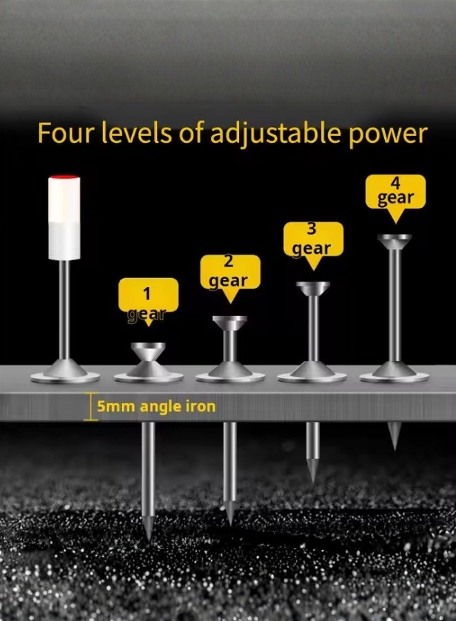 مسدس مسامير صغير (متوافق مع 1 بوصة) مع حقيبة وملحقات - أداة تثبيت محمولة للتنجيد، الأثاث، والأعمال الخشبية	للبناء الخفيف - Image 4