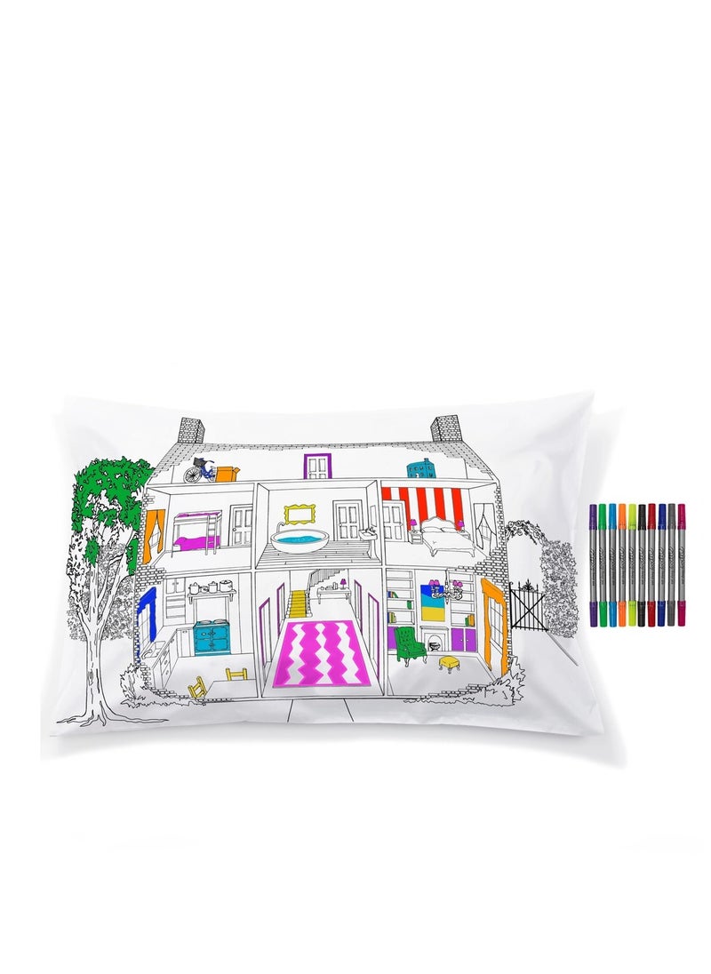 eatsleepdoodle Coloring Pillowcase, Home Decorator  - Image 2