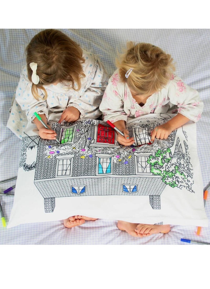 eatsleepdoodle Coloring Pillowcase, Home Decorator  - Image 5