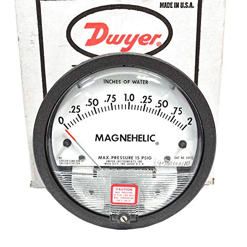 Dwyer 2002 Magnehelic Differential Pressure Gauge, Type, 0 to 2" WC - Image 2