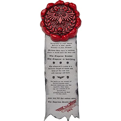 Starforged ختم النقاء المتوافق مع وارهامر 40k: دبوس شعار الإمبراطورية/ملصق 1 قطعة - Image 1