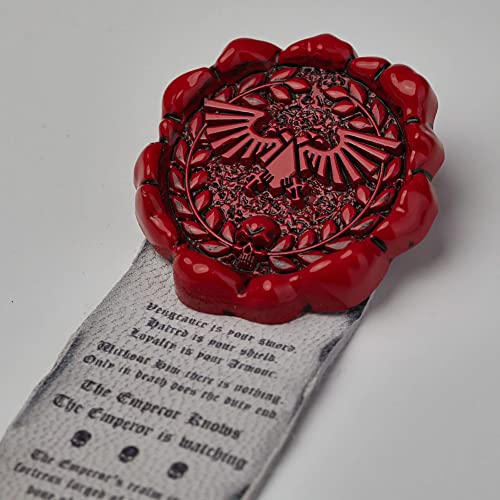 Starforged ختم النقاء المتوافق مع وارهامر 40k: دبوس شعار الإمبراطورية/ملصق 1 قطعة - Image 4