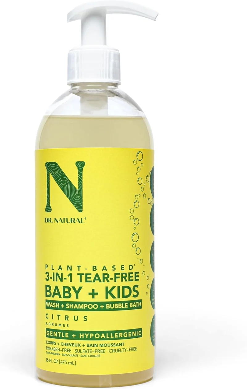 Dr. Natural Dr. Natural 3-in-1 Tear-Free Baby Plus Kids Soap - Citrus