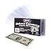 BCW Deluxe Currency Holder Regular Bill Dollar SemiRigid Holder Holds up to 638 x 278 Pack of 50 Currency and Coin Collecting Supplies - Image 3