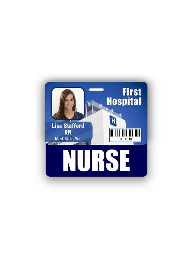 Scrubs and Stuff LLC Nurse Badge Buddy Horizontal W/Height & Weight Conversion Charts (Navy Blue)  - Image 3