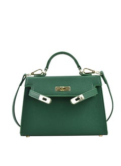Loquat Women's Satchel Handbag Shoulder Handbag 19*7*21cm Green  - Image 1