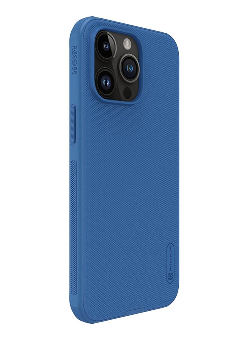 Nillkin Super Frosted Shield Pro Matte cover case for iPhone 15 Pro Max 6.7 - Blue - Image 3