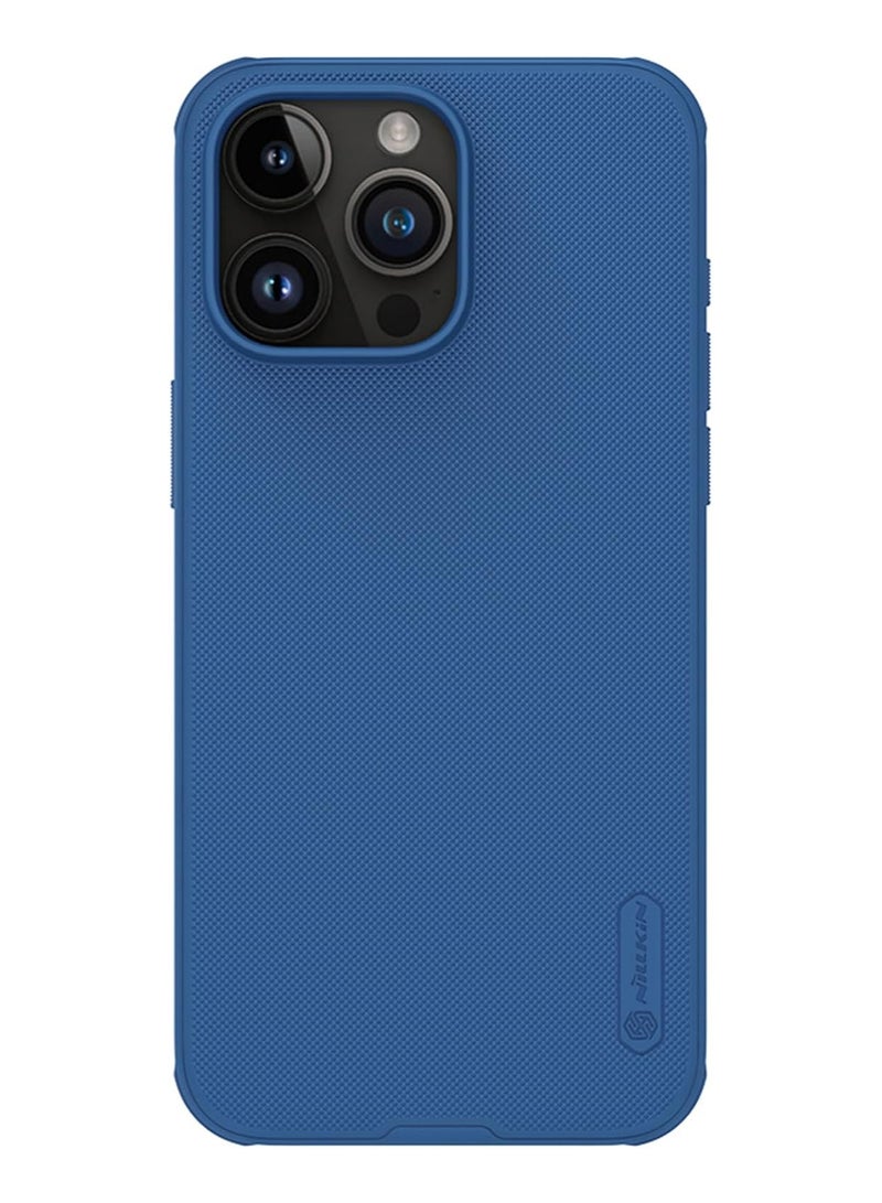 Nillkin Super Frosted Shield Pro Matte cover case for iPhone 15 Pro Max 6.7 - Blue - Image 1